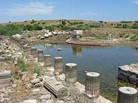 Le site archéologique de Milet en Anatolie. Le Grand Monument du Port (auteur Sergey Yaremenko). Cliquer pour agrandir l'image dans Flickr (nouvel onglet).