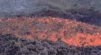 Coulée de lave d'un volcan strombolien. Cliquer pour agrandir l'image.