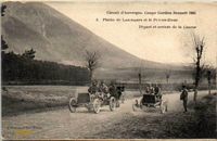 Le Puy de Laschamp en Auvergne. Coupe gordon bennett 1905 dans la plaine. Cliquer pour agrandir l'image.