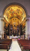 Le nord-est de la vieille ville de Palma de Majorque. Église Saint-Michel. Cliquer pour agrandir l'image dans Adobe Stock (nouvel onglet).