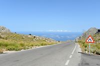 The village of Sa Calobra Majorca - Coll dels Reis on the road to Sa Calobra. Click to enlarge the image in Adobe Stock (new tab).
