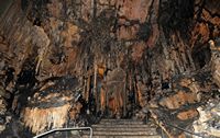 The Arta Caves in Mallorca - The poster. Click to enlarge the image in Adobe Stock (new tab).