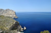 Het schiereiland en de kaap van Formentor in Majorca - Formentor schiereiland. Klikken om het beeld te vergroten in Adobe Stock (nieuwe tab).