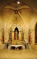 La localidad de Alcudia en Mallorca - La Capilla de la Inmaculada Concepción de la iglesia de Santiago. Haga clic para ampliar la imagen en Adobe Stock (nueva pestaña).