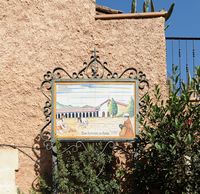 La ville de Petra à Majorque. Mission San Antonio de Padua. Cliquer pour agrandir l'image dans Adobe Stock (nouvel onglet).