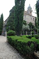 Het kartuizerklooster van Valldemossa in Majorca - Kartuizerklooster. Klikken om het beeld te vergroten.