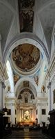 A Cartuxa de Valldemossa em Maiorca - Nave da igreja do chartreuse. Clicar para ampliar a imagem.