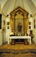Het kartuizerklooster van Valldemossa in Majorca - Kapel van het Kartuizerklooster. Klikken om het beeld te vergroten.
