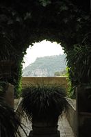 Het kartuizerklooster van Valldemossa in Majorca - Tuin cel nr. 4 van het Kartuizerklooster. Klikken om het beeld te vergroten.