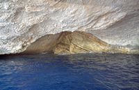 La isla de Cabrera en Mallorca - La Gruta Azul. Haga clic para ampliar la imagen.