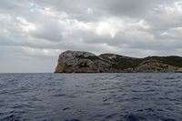 Het eiland van Cabrera in Majorca - La Punta de sa Corda. Klikken om het beeld te vergroten.