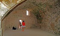 The island of Cabrera in Mallorca - Guardroom Castle Cabrera. Click to enlarge the image.