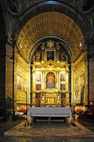 Le monastère de Lluc à Majorque. chœur de la basilique de Lluc. Cliquer pour agrandir l'image.