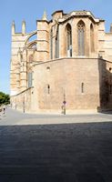Catedral de Palma de Mallorca - Catedral de noche - Haga Click para agrandar