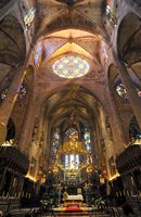 La cathédrale de Palma de Majorque. Chapelle royale. Cliquer pour agrandir l'image.
