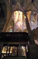 A catedral de Palma de Maiorca - Estala da capela real. Clicar para ampliar a imagem.