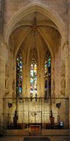 A catedral de Palma de Maiorca - A capela Santo-Bernard. Clicar para ampliar a imagem.
