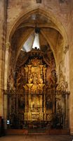 A catedral de Palma de Maiorca - A capela Santo-Bento. Clicar para ampliar a imagem.