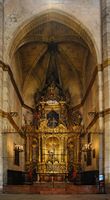 A catedral de Palma de Maiorca - A capela de São Sebastião. Clicar para ampliar a imagem.