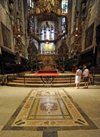 De kathedraal van Palma de Mallorca - De koninklijke Kapel. Klikken om het beeld te vergroten.