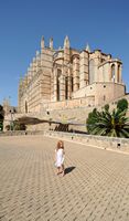 De kathedraal van Palma de Mallorca - De apsis. Klikken om het beeld te vergroten.
