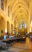 Le couvent franciscain de Palma de Majorque. Église basilique Saint-François. Cliquer pour agrandir l'image.