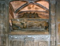 Il monastero francescano di Palma di Maiorca - Tomba di Raimondo Lullo. Clicca per ingrandire l'immagine.
