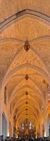 Het Franciscaner klooster van Palma de Mallorca - Het schip van de kerk. Klikken om het beeld te vergroten.