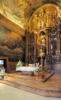 O nordeste da velha cidade de Palma de Maiorca - Igreja de São Miguel. Clicar para ampliar a imagem.