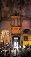 Le nord-est de la vieille ville de Palma de Majorque. Église Saint-Michel. Cliquer pour agrandir l'image.