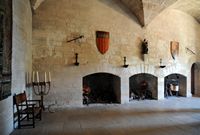 The Almudaina Palace in Palma de Mallorca - Room Fireplaces. Click to enlarge the image.
