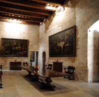 The Almudaina Palace in Palma de Mallorca - Dining officers. Click to enlarge the image.