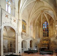 Le palais de l'Almudaina à Palma de Majorque. Chapelle Sainte-Anne. Cliquer pour agrandir l'image.