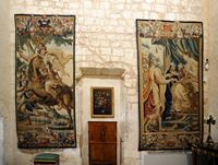 Het paleis van de Almudaina van Palma de Mallorca - Zaal van het Paleis van de Koning. Klikken om het beeld te vergroten.