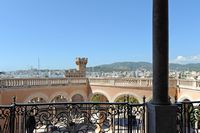 Der Palast March in Palma - Die Loggia des Palastes. Klicken, um das Bild zu vergrößern.