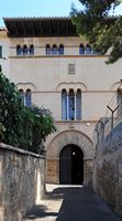 Le sud-est de la vieille ville de Palma de Majorque. La Casa Sagrada del Temple. Cliquer pour agrandir l'image.