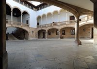 O sudoeste da velha cidade de Palma de Maiorca - Can Berga (Palácio de Justiça). Clicar para ampliar a imagem.