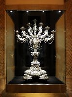 The Treasure of the Cathedral of Palma - baroque candelabra. Click to enlarge the image.