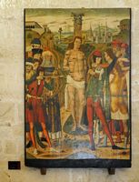 Die Schatzkammer der Kathedrale von Palma - Das Martyrium von St. Sebastian. Klicken, um das Bild zu vergrößern.