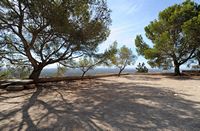 Village Alqueria Blanca en Mallorca - La terraza del Santuario de Nuestra Señora de la Consolación. Haga clic para ampliar la imagen.