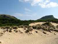 El pueblo de Cala Mesquida Mallorca - Dunas. Haga clic para ampliar la imagen.