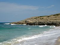 A aldeia de Cala Mesquida em Maiorca - O cabo é Freu Cala Mesquida (autor Olaf Tausch). Clicar para ampliar a imagem.