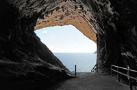 Die Höhlen von Artá auf Mallorca - Das Ende der Tour. Klicken, um das Bild zu vergrößern.