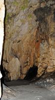 The Arta Caves in Mallorca - The output of the caves. Click to enlarge the image.