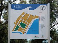 Le village de S'Illot à Majorque. Plan de S'Illot (auteur Olaf Tausch). Cliquer pour agrandir l'image.