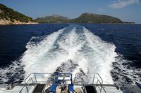 Península y Cabo Formentor en Mallorca - El servicio de transporte a la playa de Formentor. Haga clic para ampliar la imagen.