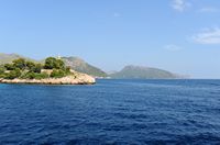 La penisola e il capo di Formentor a Maiorca - La punta de l'Avançada. Clicca per ingrandire l'immagine.