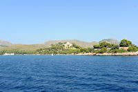Het schiereiland en de kaap van Formentor in Majorca - De punta de l'Avancada. Klikken om het beeld te vergroten.