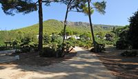 A península e o cabo de Formentor em Maiorca - Os jardins do hotel Formentor. Clicar para ampliar a imagem.