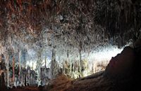 Les grottes des Harpons (Hams) à Majorque. La salle « Rêve d'un Ange ». Cliquer pour agrandir l'image.